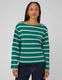T-shirt ray&eacute; manches longues