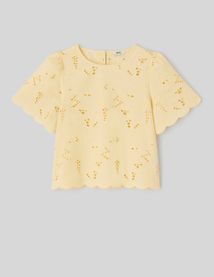 Blouse en broderie anglaise