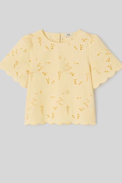 Blouse en broderie anglaise