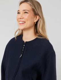 Veste boule en laine