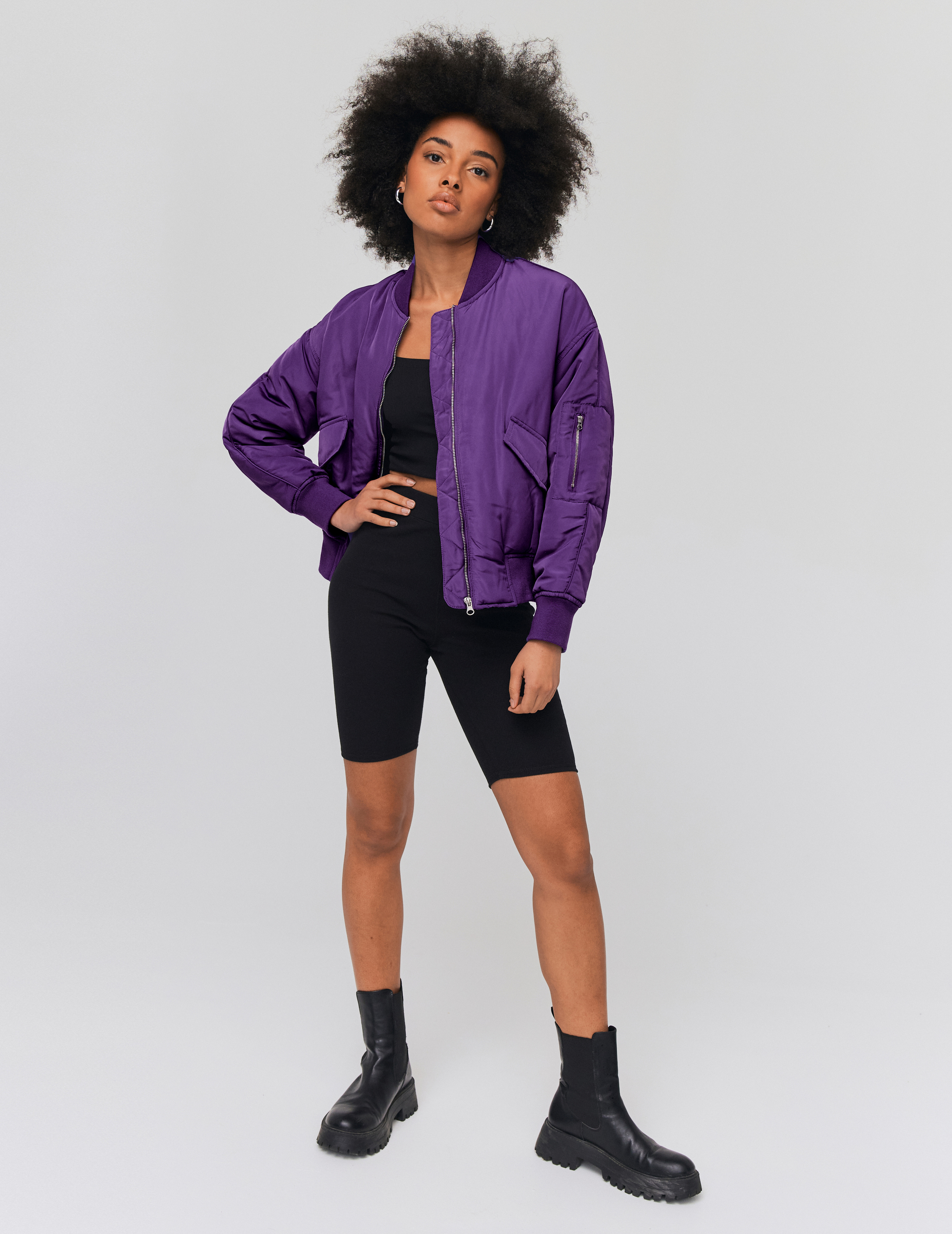 Veste bomber Violet BZB