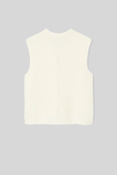 Gilet sans manche &agrave; n&oelig;uds