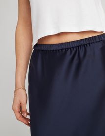 Jupe longue satin