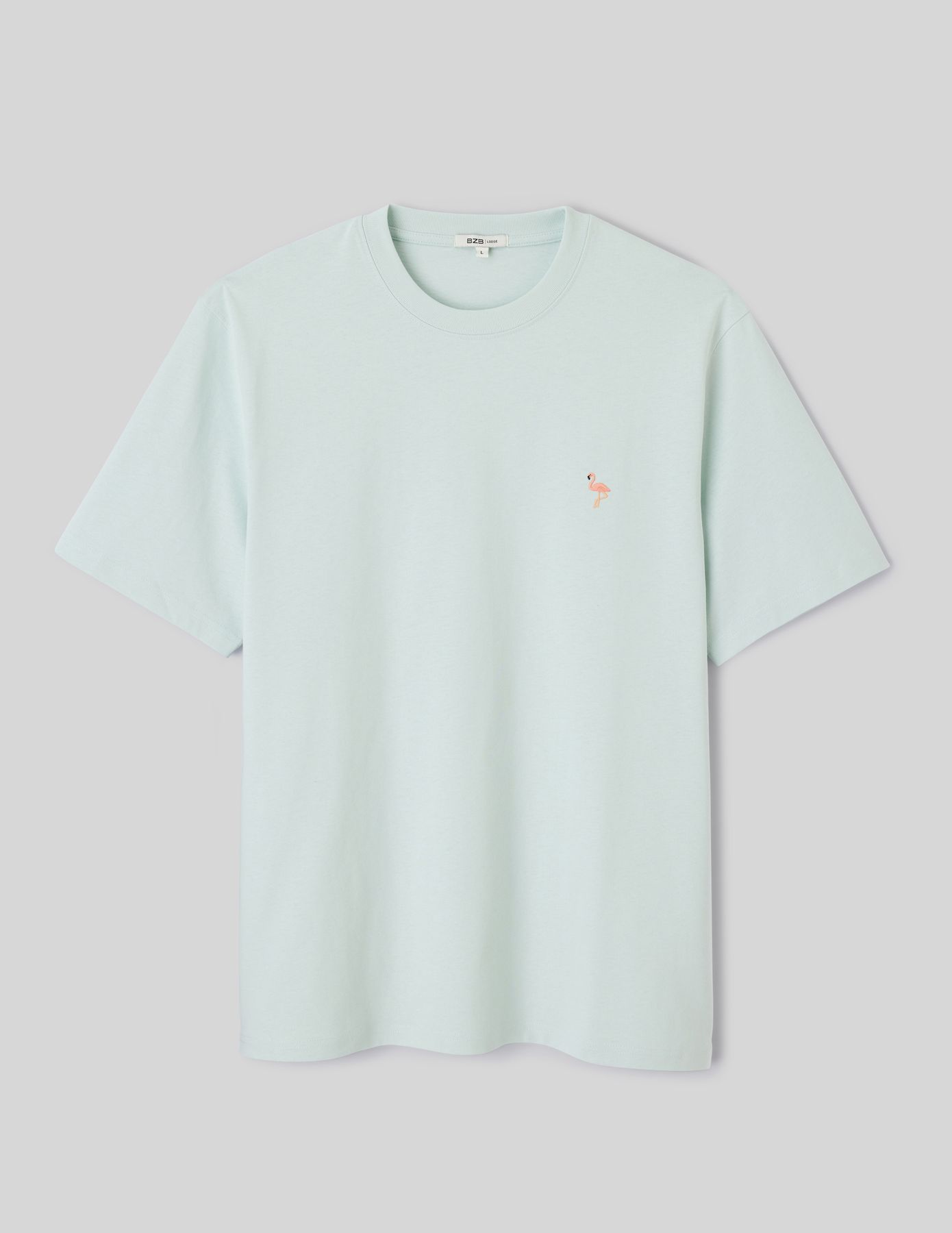 T-shirt broderie poitrine