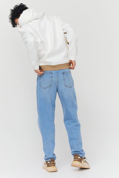Sweat colorblock avec bande contrastée