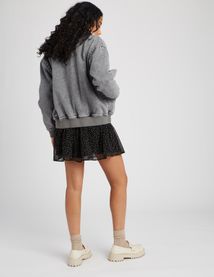 Blouson en jean sherpa