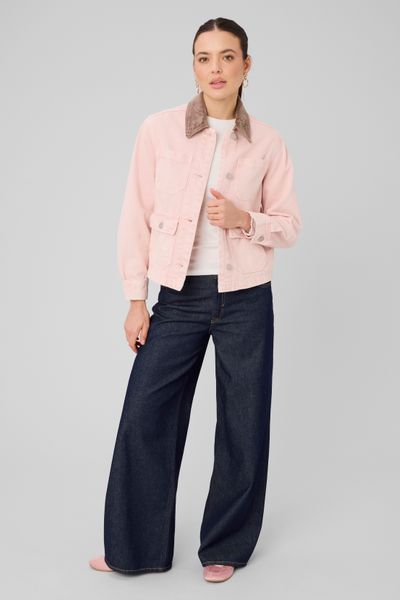 Barn jacket col velours