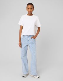 Jean baggy ray&eacute;