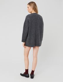 Gilet long boutonné
