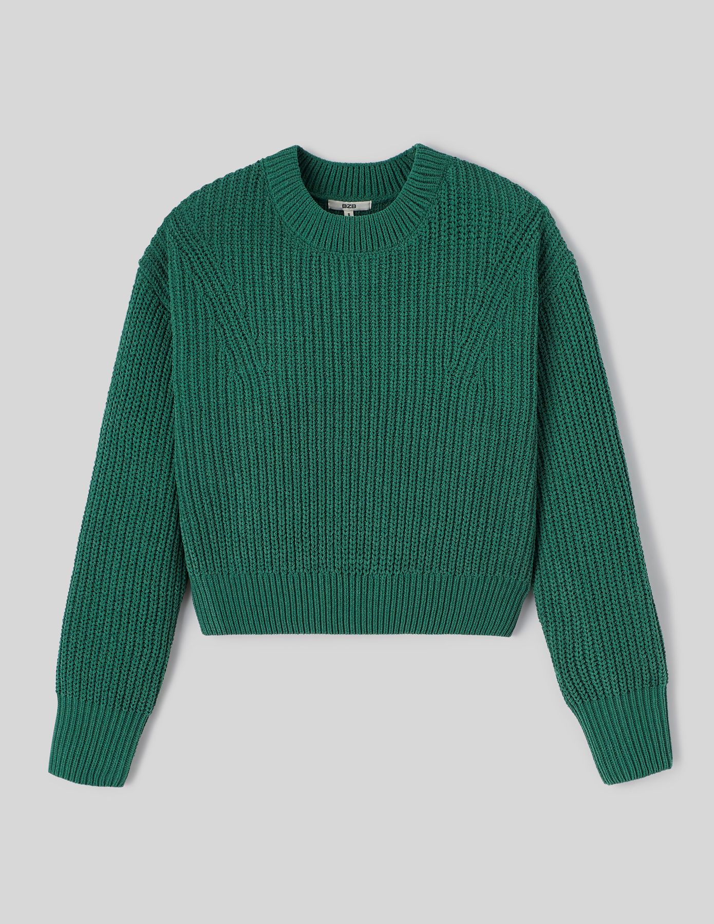 Pull col rond en maille