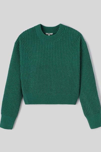 Pull col rond en maille