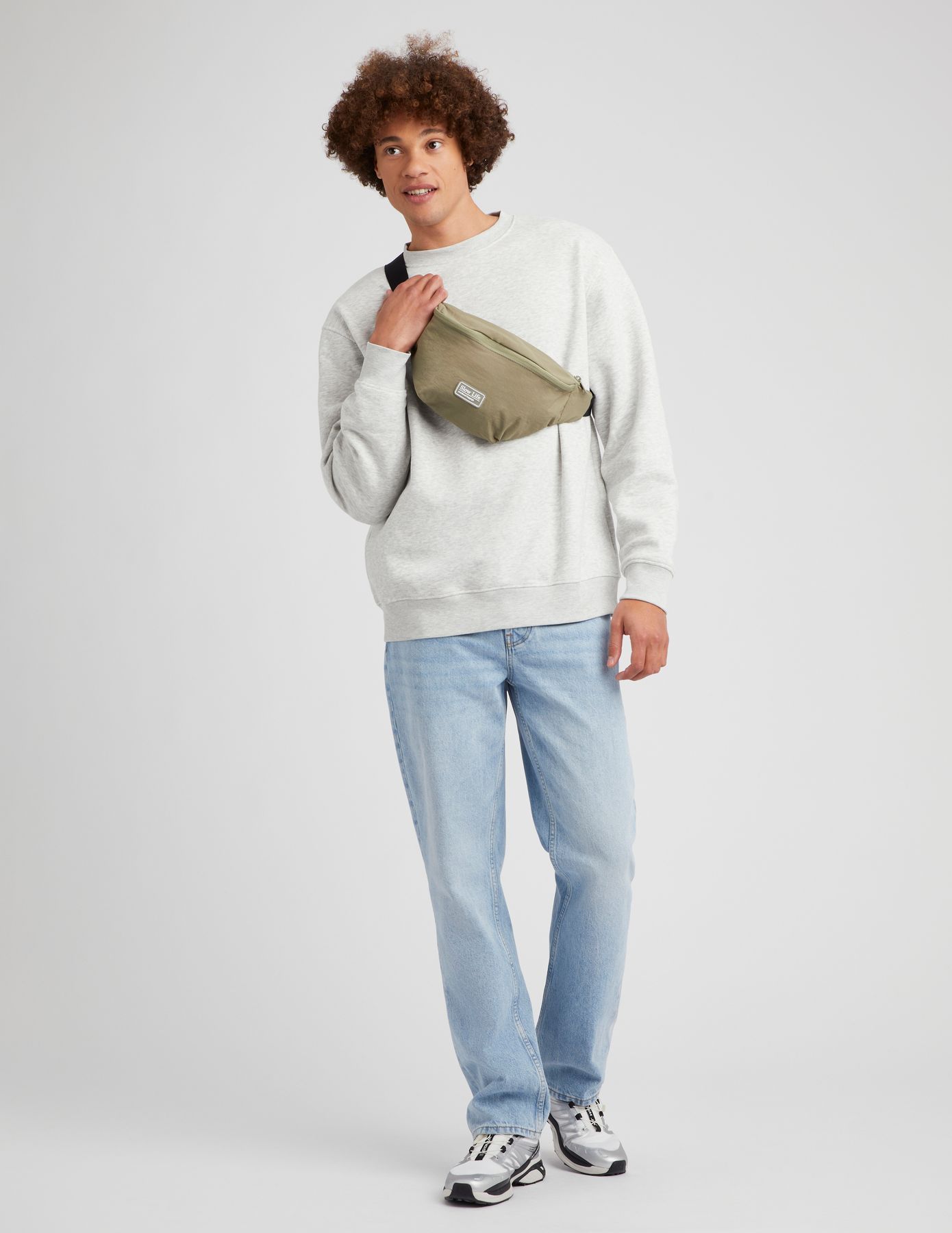 Sweat col rond uni