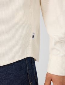 Chemise en velours c&ocirc;tel&eacute;