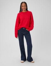 Pull col rond premium