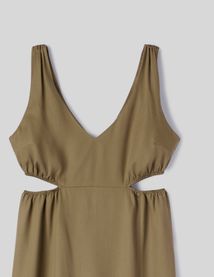 Robe longue en lyocell