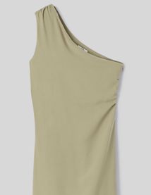 Robe longue asymétrique