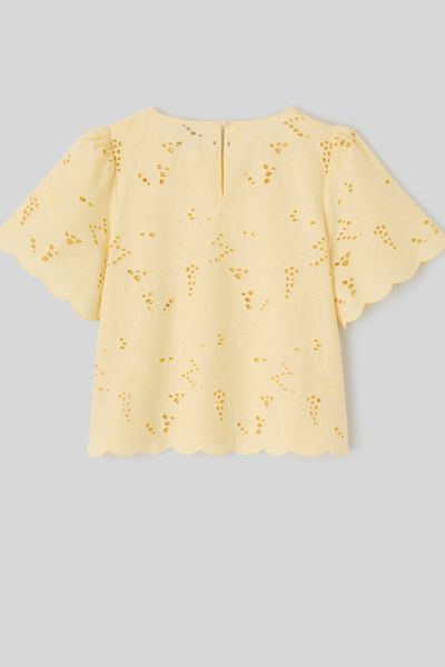 Blouse en broderie anglaise