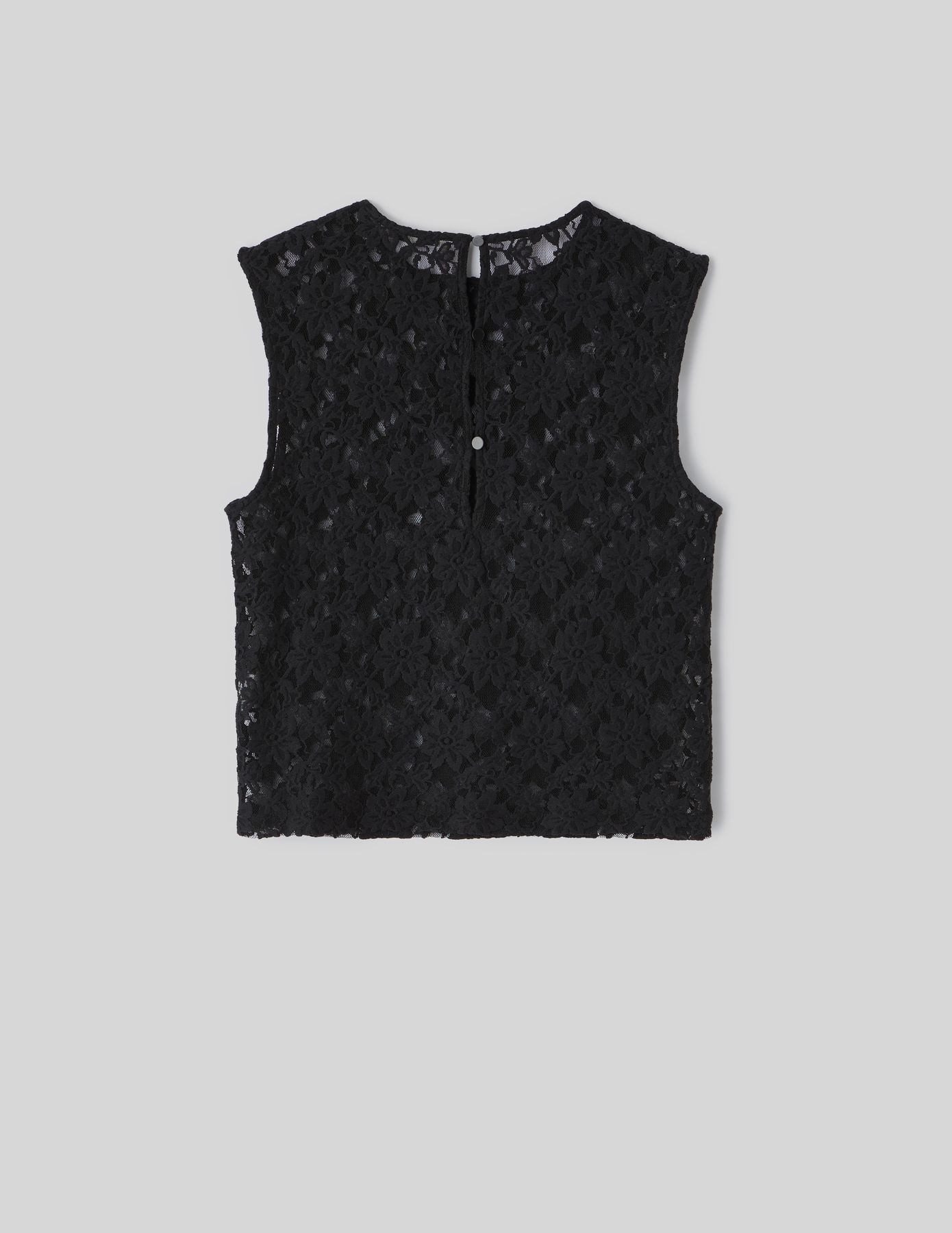 Top sans manche en dentelle