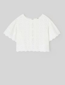 Blouse en broderie anglaise