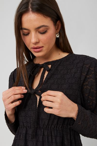 Robe courte jacquard