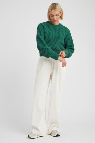 Pull col rond en maille