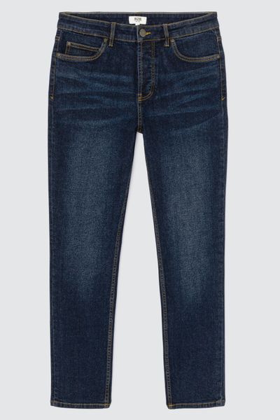 Jean straight délavé