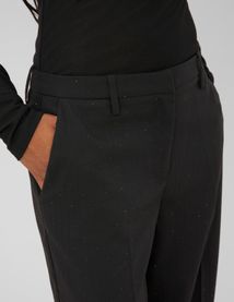 Pantalon city &agrave; strass