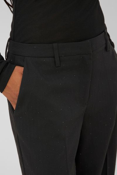 Pantalon city &agrave; strass