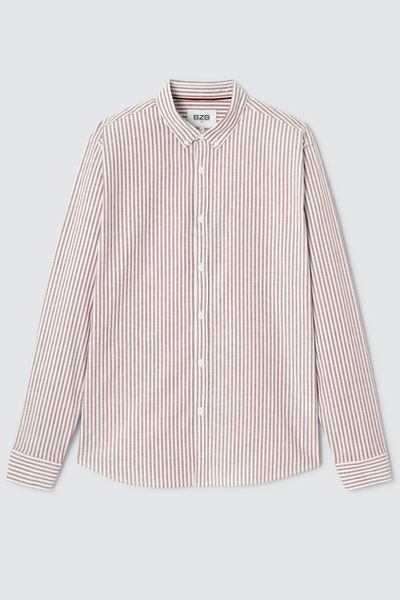 Chemise rayée ajustée