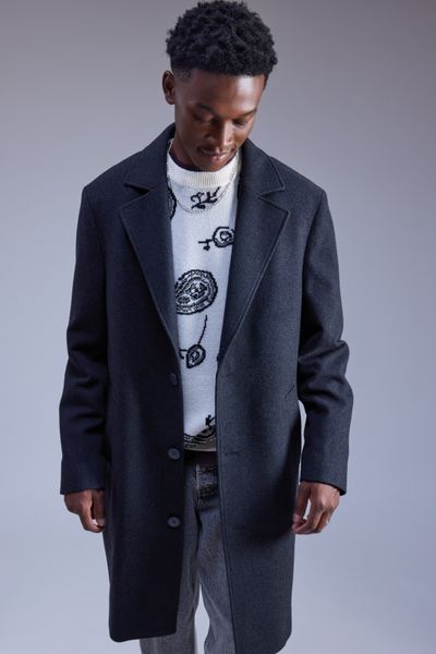 Manteau long en laine