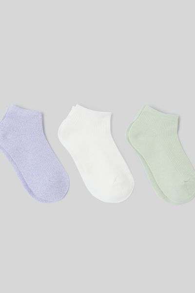 Lot de 3 paires de socquettes lurex