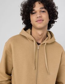 Sweat zipp&eacute; &agrave; capuche