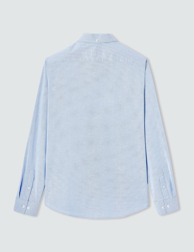 Chemise unie ajustée
