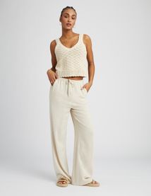Pantalon fluide droit