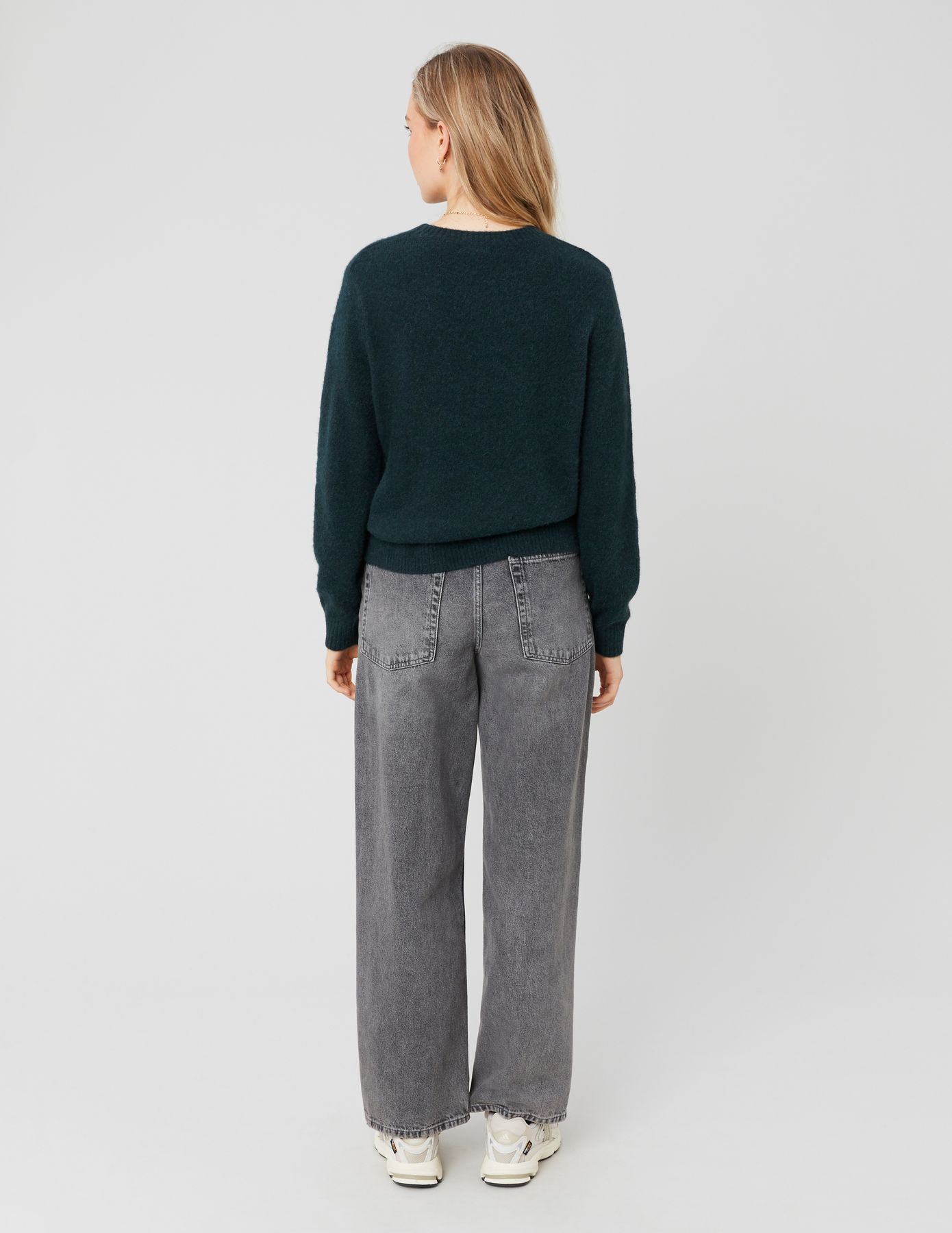 Pull col rond premium