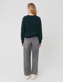 Pull col rond premium