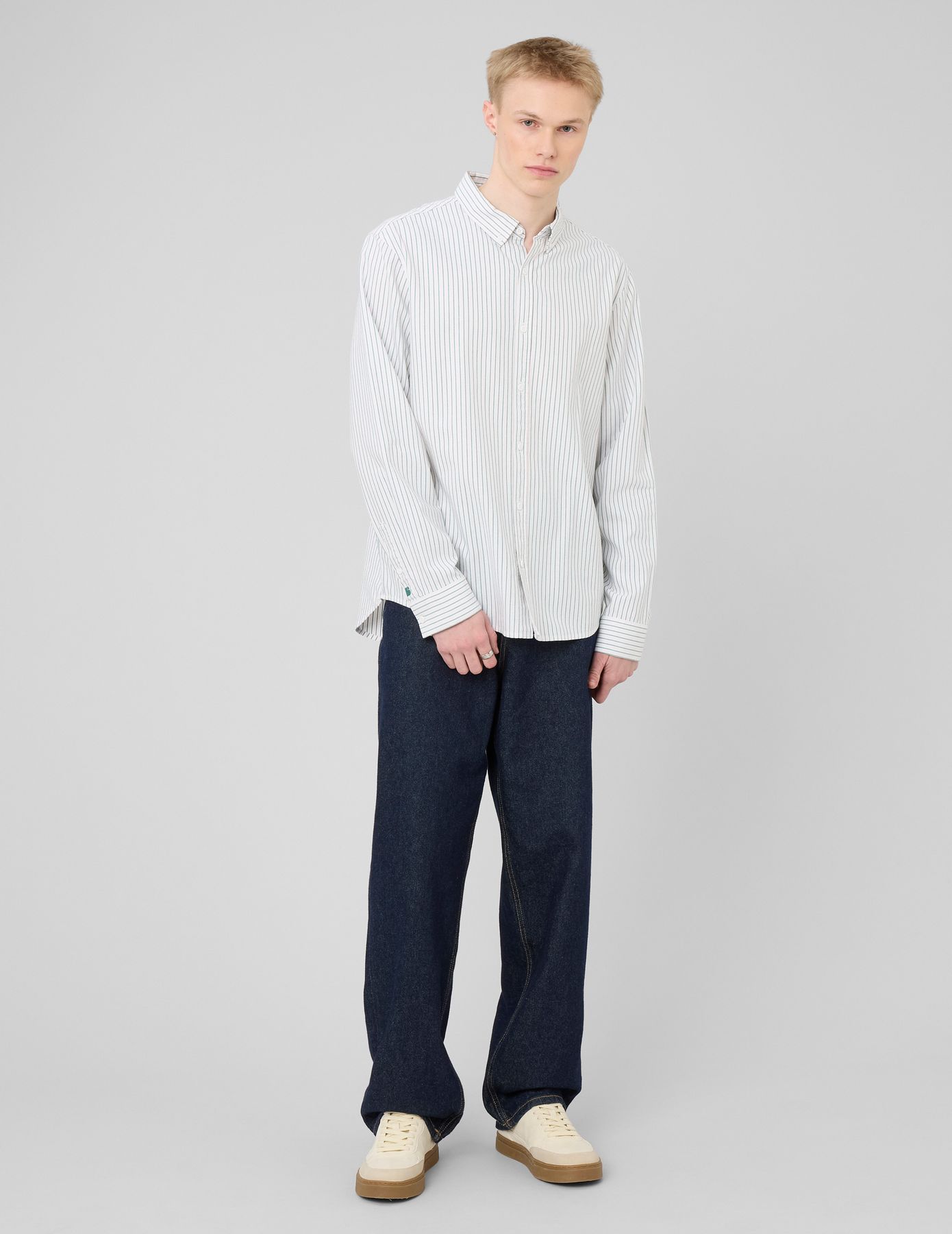 Chemise oxford ray&eacute;e
