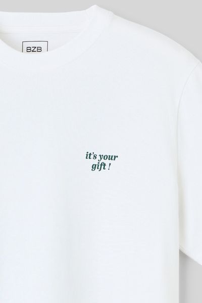 T-shirt imprimé devant/dos