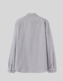 Chemise droite à carreaux