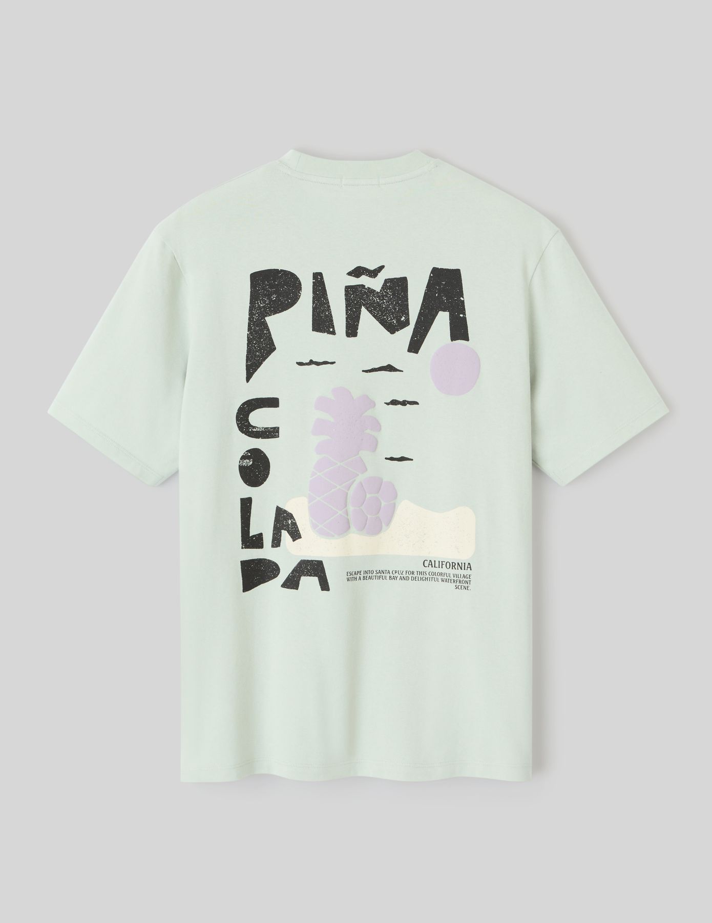 T-shirt imprimé matière texturé