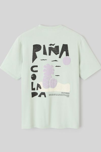 T-shirt imprimé matière texturé