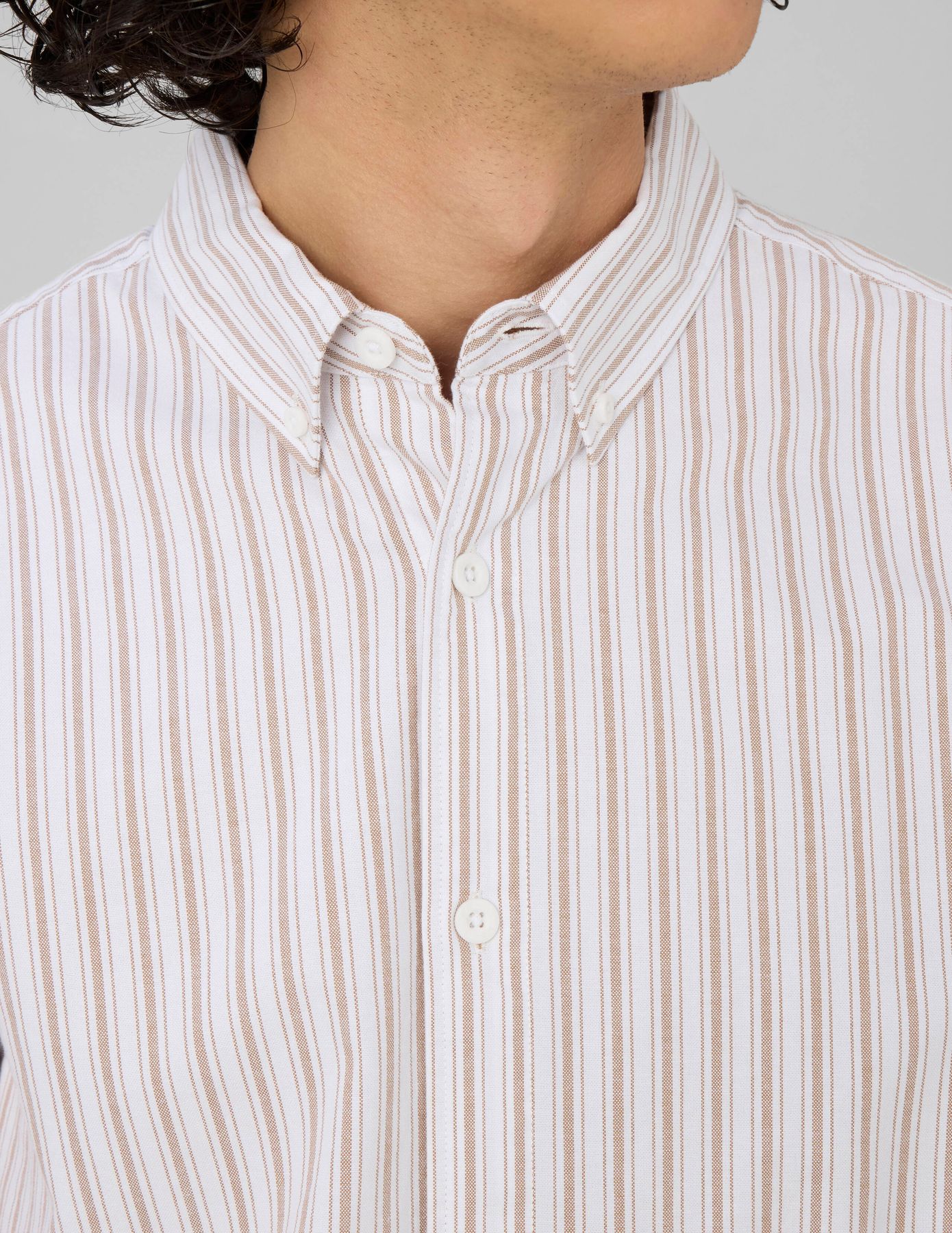 Chemise oxford ray&eacute;e
