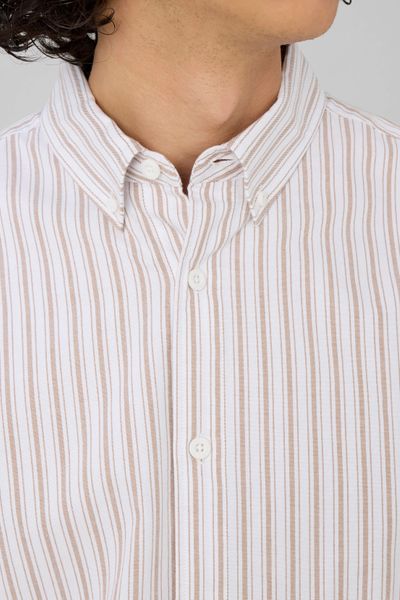 Chemise oxford ray&eacute;e