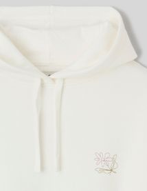 Sweat &agrave; capuche imprim&eacute; devant / dos