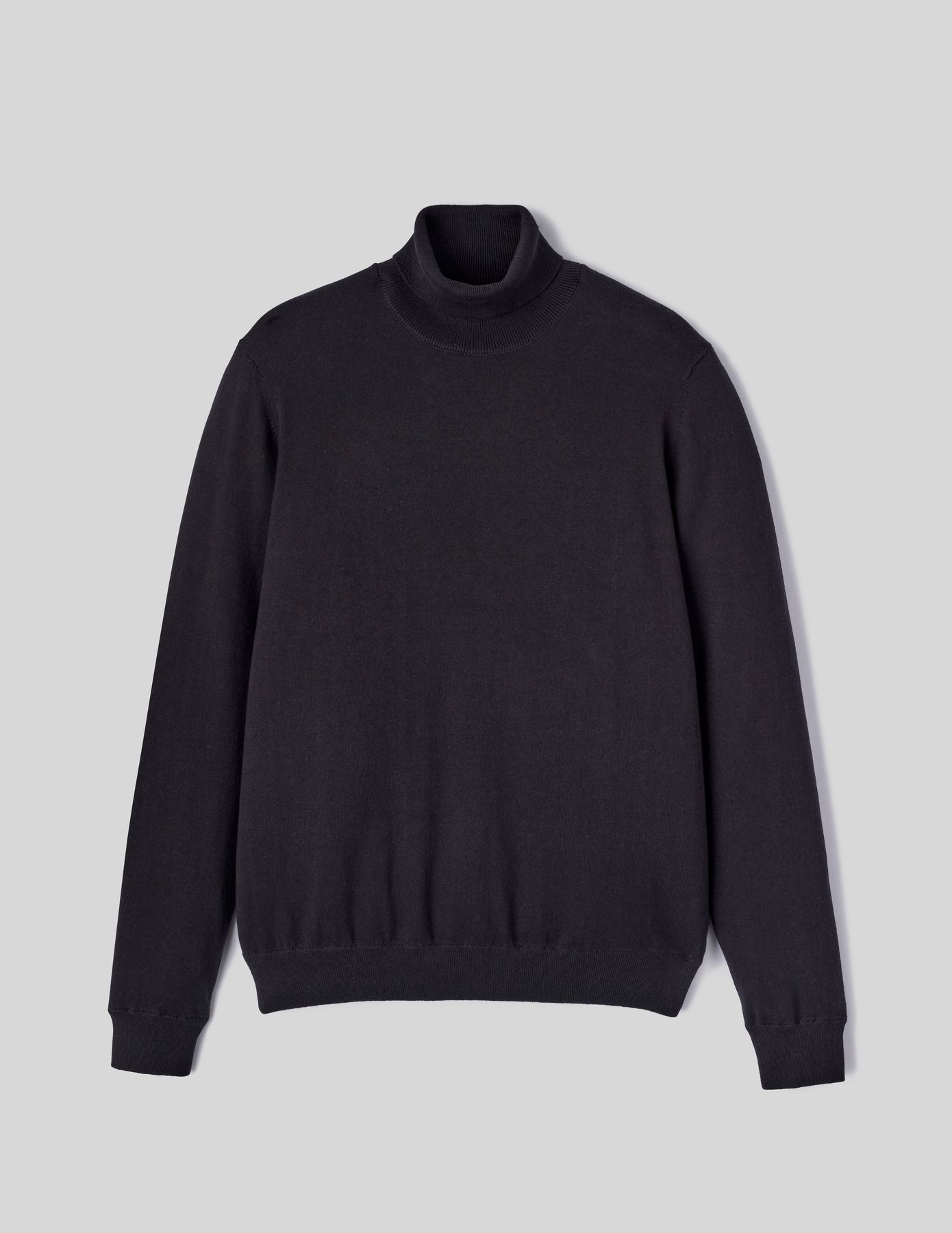Pull col roulé