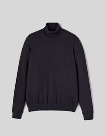 Pull col roulé