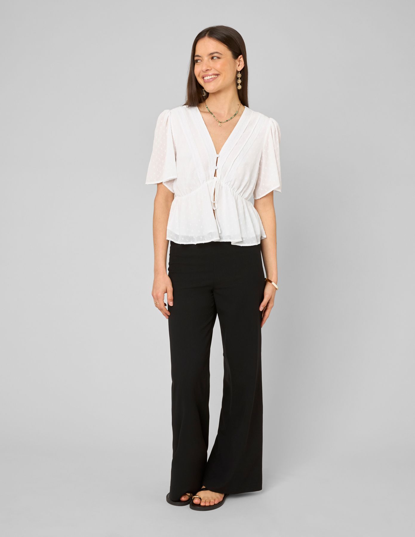 Blouse en plumetis