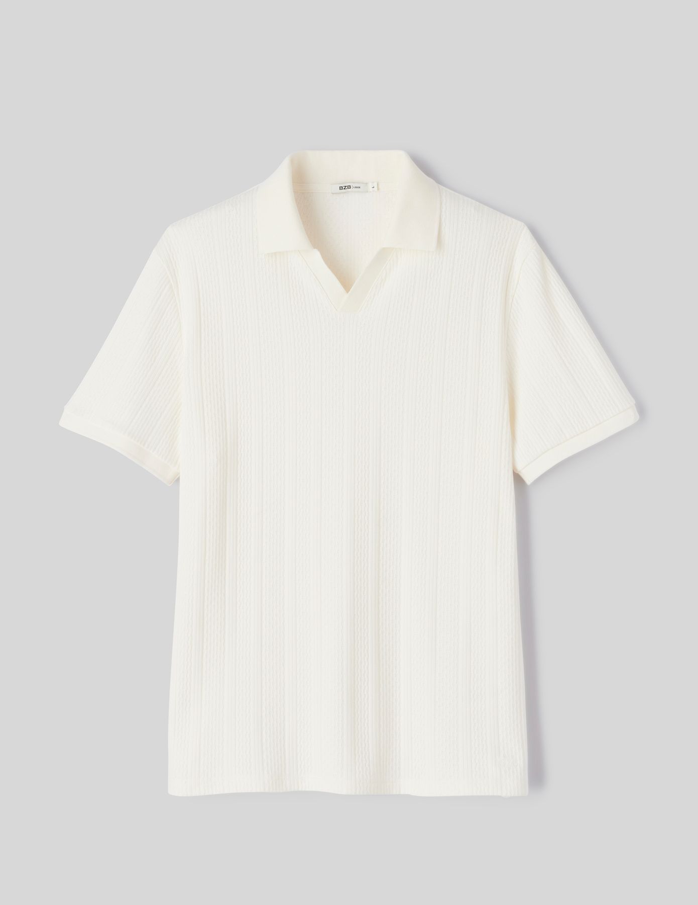 Polo maille fantaisie