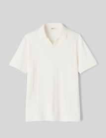 Polo maille fantaisie