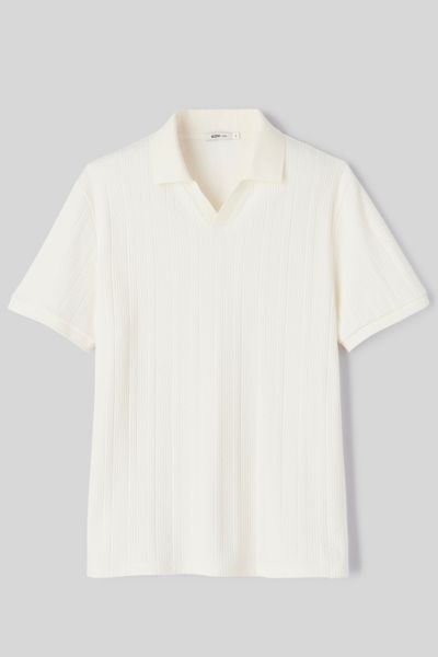 Polo maille fantaisie